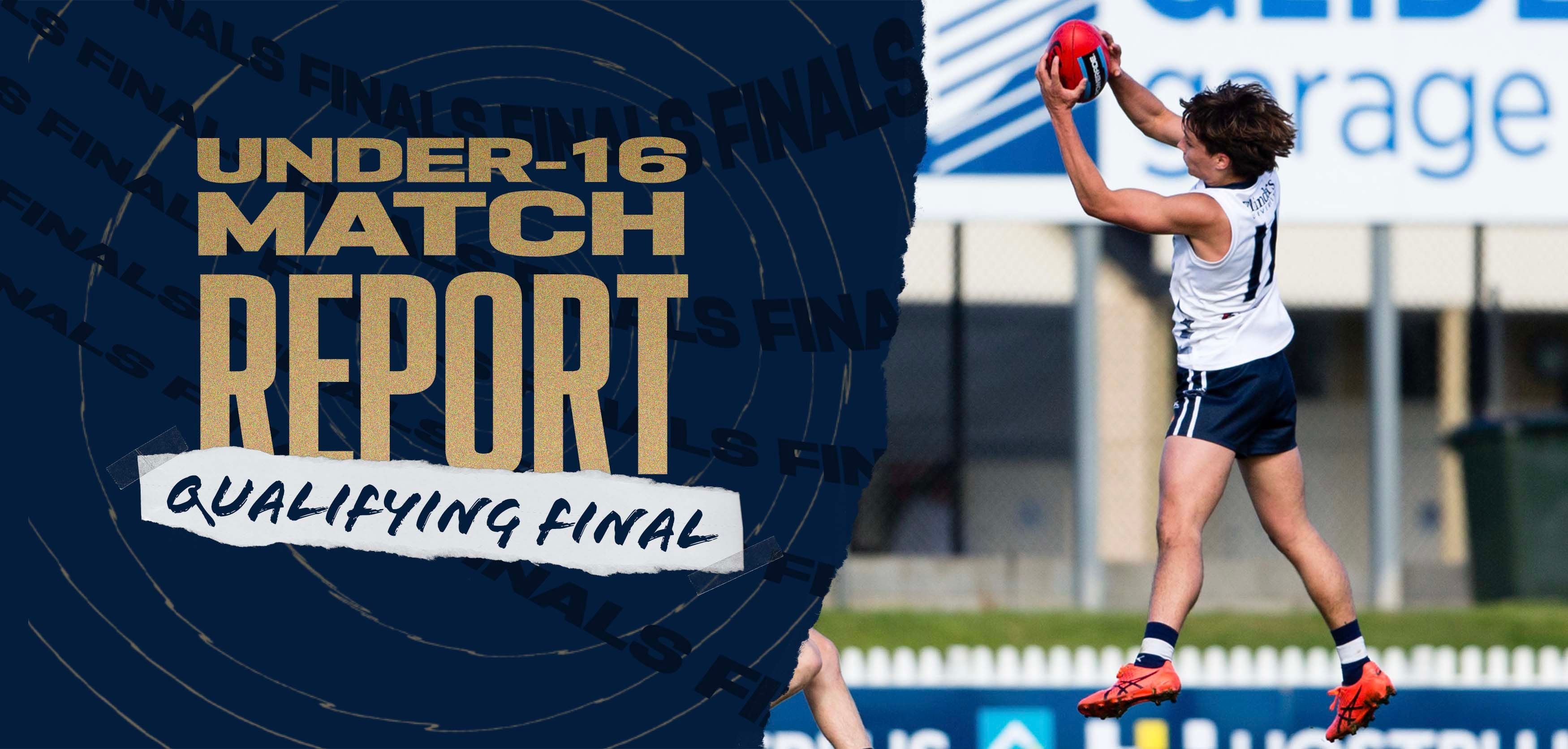 Under-16 Match Report: QF vs Glenelg Under-16 Match Report: QF vs Glenelg